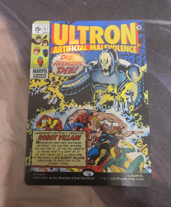 Ultron, Artificial Malevolence M 0401 Marvel Super Heroes Rare Alt Art MTG - Image 1
