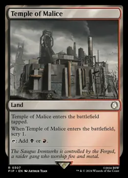 Temple of Malice NM-Mint Universes Beyond: Fallout MTG - Image 1