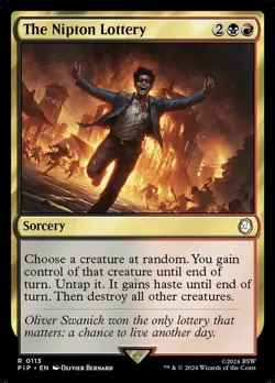The Nipton Lottery NM-Mint Universes Beyond: Fallout MTG - Image 1