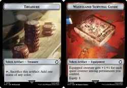Treasure (018) // Wasteland Double-Sided Token NM-Mint Universes Beyond: Fallout - Image 1
