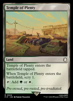 Temple of Plenty NM-Mint Universes Beyond: Fallout MTG - Image 1