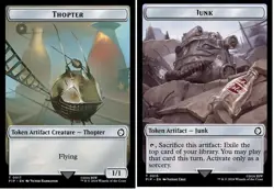 Thopter // Junk Token NM-Mint Universes Beyond: Fallout MTG - Image 1