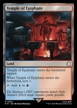 Temple of Epiphany NM-Mint Universes Beyond: Fallout MTG - Image 1