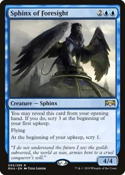 Sphinx of Foresight - Foil Ravnica Allegiance LP MTG - Image 1