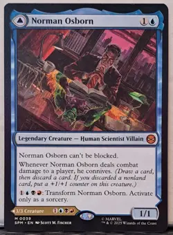 MTG "Spider-Man" - Norman Osborn #39 (Mythic) - Image 1