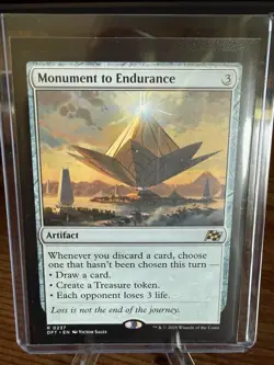MTG Monument to Endurance DFT 237 English NM - Rare - Image 1