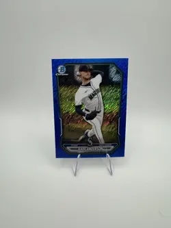 2026 Topps Bowman Chrome Blue Shimmer #BCP-19 Kade Anderson /150 OS76 - Image 1