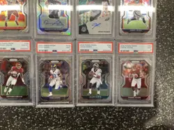 NFL Lot Of 10Psa Graded Cards, All Rookies And Autographs, Prizm And Mosaic - Image 2