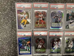 NFL Lot Of 10Psa Graded Cards, All Rookies And Autographs, Prizm And Mosaic - Image 4