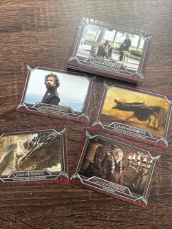 Game Of Thrones Tyrion Journey Cards, Incomplete Set 22 Cards Plus 5 Extras - Image 2