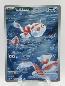 Pokemon Pitch Black Goldeen 087/084 Illustration Rare Holo EN - Image 1