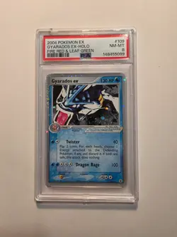 2004 Pokemon Gyarados EX - Holo # 109 Fire Red & Leaf Green PSA 8 - Image 1