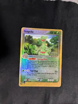 2003 POKEMON TCG SCEPTILE EX RUBY SAPPHIRE REVERSE HOLO 20/109 MP - Image 1