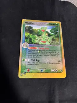 2003 POKEMON TCG SCEPTILE EX RUBY SAPPHIRE REVERSE HOLO 20/109 MP - Image 2