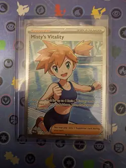Misty's Vitality 111/084 Ultra Rare Full Art Holo Trainer 151 EN - Image 1