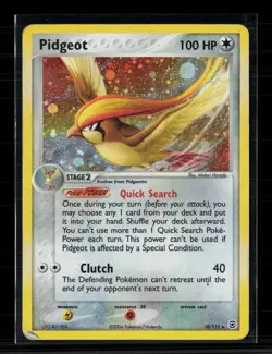 Pokemon 2004 EX FireRed & LeafGreen Pidgeot #10/112 - Image 1