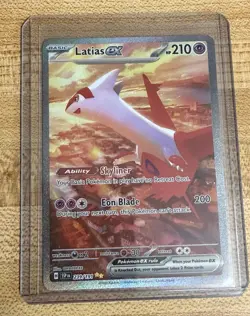 Latias ex Sv08 Surging Sparks SIR Holo Full Art English 2024 #239/191 - Image 1