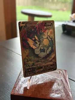 Pokemon TCG Vaporeon v SWSH181 Black Star Promo Card Near Mint Condition - Image 2