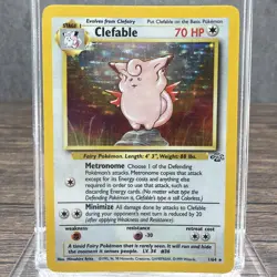 Clefable 1/64 Unlimited Holo Pokemon Unlimited Holo LP Jungle - Image 1