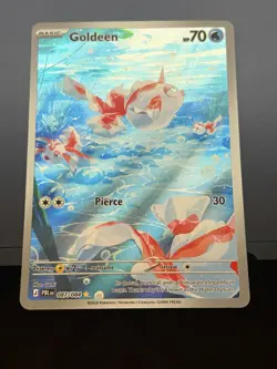 Pokemon TCG- Goldeen - 087/084 - ME05: Pitch Black (ME05) Illustration Rare NM - Image 1