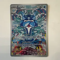Pokemon Palafin Illustration Rare Holo SV03 Obsidian Flames 150 HP 200/197 - Image 1