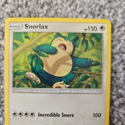 Snorlax 50/68 Hidden Fates Rare Pokemon Card - Image 2
