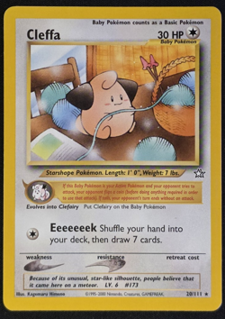 Cleffa 20/111 Pokemon Neo Genesis Unlimited LP - Image 1