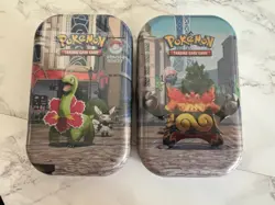 2 x Pokemon TCG: Lumiose City Mini Tins New & Sealed Meganium & Incineroar - Image 1