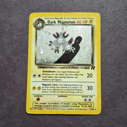 WOTC Pokemon TCG Team Rocket Dark Magneton 11/82 Holo Rare Unlimited ENG - Image 1