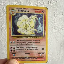 The Pokemon Company Ninetales 12/102 Base Set Holo Rare Unlimited Stage 1 HP 80 - Image 3