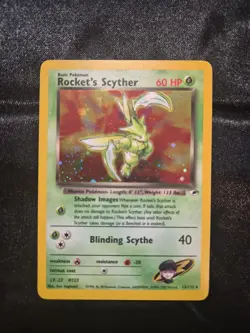 Pokemon Rocket's Scyther 013/132 Gym Heroes Holo - Image 1