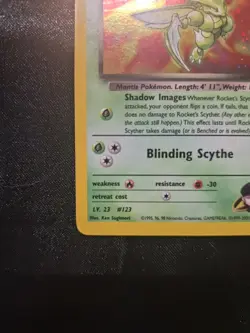 Pokemon Rocket's Scyther 013/132 Gym Heroes Holo - Image 3