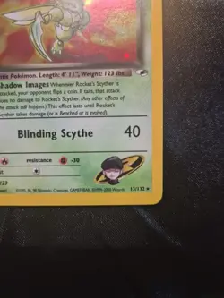 Pokemon Rocket's Scyther 013/132 Gym Heroes Holo - Image 4