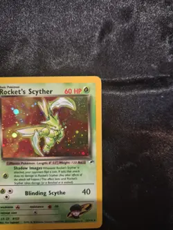 Pokemon Rocket's Scyther 013/132 Gym Heroes Holo - Image 5