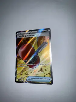 Crushing Hammer 105/084 Ultra Rare Full Art Holo Pokemon Pitch Black English NM - Image 2