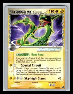 Rayquaza ex 97/101 Ultra Rare World Championships 2007 NON HOLO Pokemon 2221 - Image 1