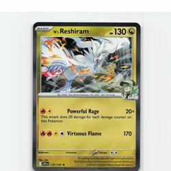 N's Reshiram 116/159 Rare Journey Together Pokemon Holo Near Mint - Image 1