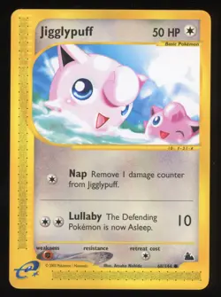 Jiglypuff Pokemon TCG Skyridge 68/144 Common Near Mint or Better - Image 1