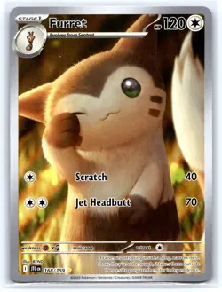 Furret 168/159 Illustration Rare Journey Together Pokemon Holo Near Mint - Image 1