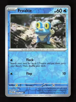 Froakie 056/167 Common Twilight Masquerade Pokemon Reverse Holo Near Mint - Image 1