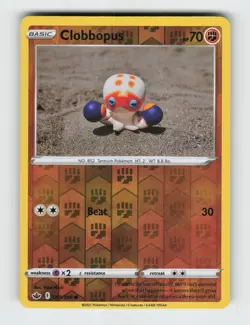 Clobbopus 091/198 - Pokemon - Chilling Reign - Reverse Holo Common - NM - Image 1