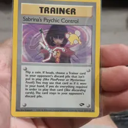 Wizards of the Coast Sabrina's Psychic Control 121/132 Gym Challenge Unc EN 2000 - Image 1