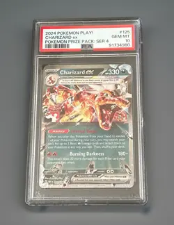 2024 Pokemon Play! Charizard ex 125/197 Pokemon Prize Pack - PSA 10 Gem Mint - Image 1