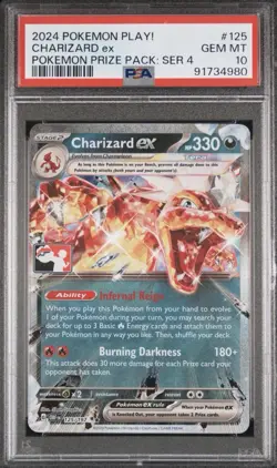 2024 Pokemon Play! Charizard ex 125/197 Pokemon Prize Pack - PSA 10 Gem Mint - Image 4