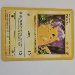 The Pokemon Company Pikachu Red Cheeks Base Set Shadowless 058/102 Common 40 HP - Image 1