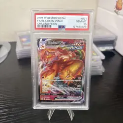 2021 POKEMON SWORD & SHIELD CHILLING REIGN #021 FULL ART/BLAZIKEN VMAX PSA 10 - Image 4