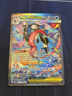 Mega Greninja ex SIR 116/086 Chaos Rising Special Illustration Rare Pokemon TCG - Image 2