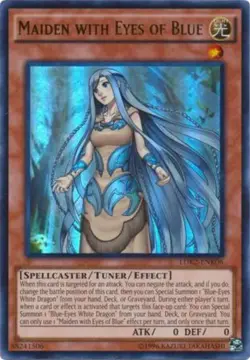 Maiden with Eyes of Blue - LDK2-ENK06 - Ultra Rare - Unlimited Edition - Lightly - Image 1