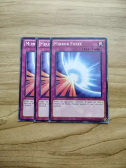 Yu-Gi-Oh! - Mirror Force 3x - Full Playset Of Cards - Image 1
