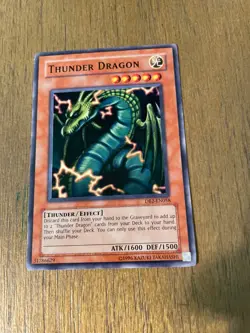 YUGIOH - THUNDER DRAGON - COMMON - DB2 - LP - Image 1